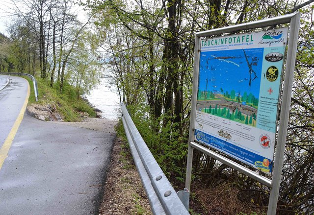 Beim Tauchplatz "Ofen" geriet ein polnischer Taucher in Panik.