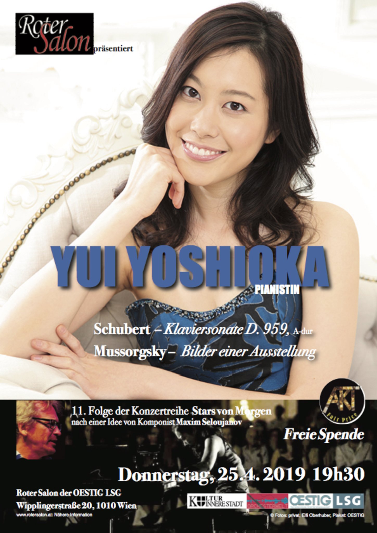 KlassikKonzert in Wien Innere Stadt STARS VON Pianistin YUI