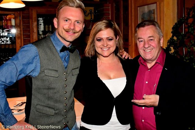 Freuen sich auf das "Steira Fest": Willi Gabalier, Jeannine Rossi und Rudolf Mally.