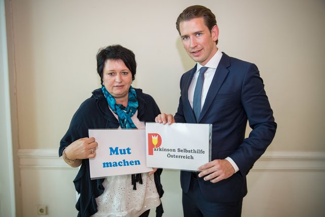 Gabriele Hafner war mit ihren Anliegen bei  Bundeskanzler Sebastian Kurz | Foto: Glaser