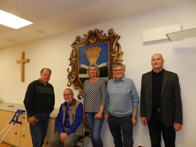 Michael Damisch, Josef Noll, Manuela Reiteritz, Josef Fritz und Alexander Schatek. | Foto: Punz