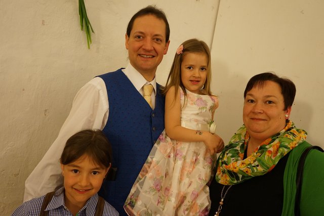 Miriam, Karl, Marlene und Manuela Aigner
