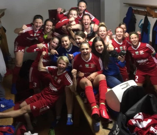 Die Spielerinnen vom FC Südburgenland jubelten über den zweiten Sieg in der Saison, den ersten im Frühjahr.