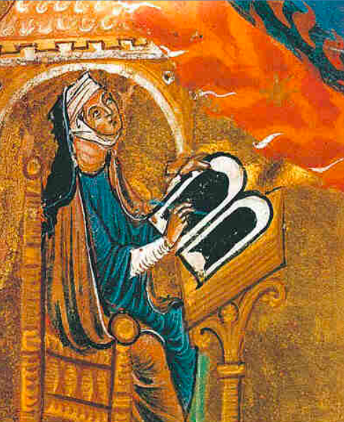 Die heilige Hildegard von Bingen