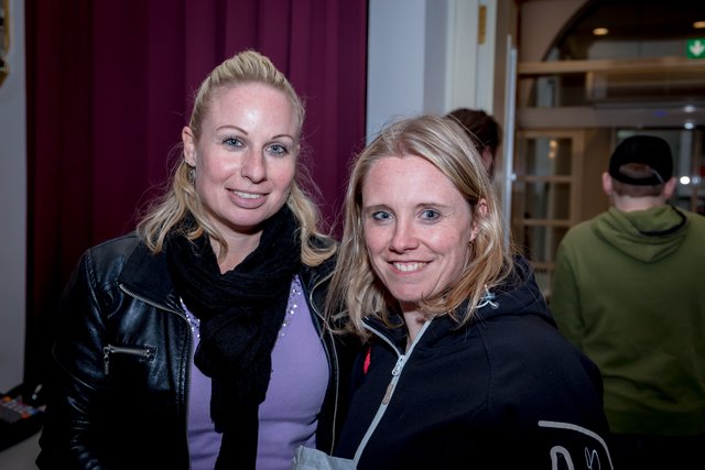 Unterhielten sich prächtig: Carmen und Ingrid