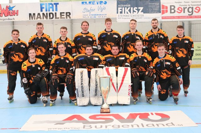 Das Inline-Skaterhockey Team Tigers Stegersbach wollen auch heuer wieder um den Staatsmeistertitel mitmischen.  | Foto: Tigers Stegersbach