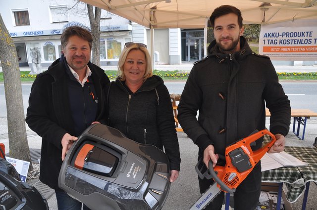 Dietmar Laschkolnig mit Gattin Tanja und Michael Stefan