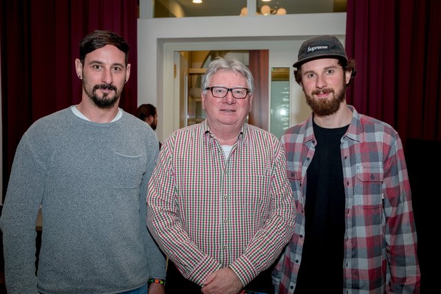 Petutschnig-Fans: Markus, Kurt und Lukas