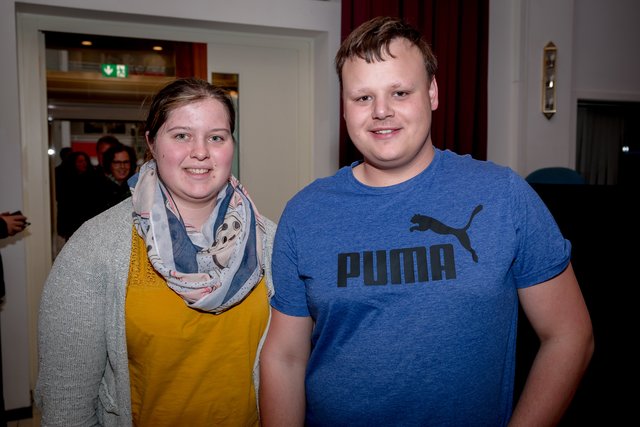 Waren begeistert: Corina und Mathias