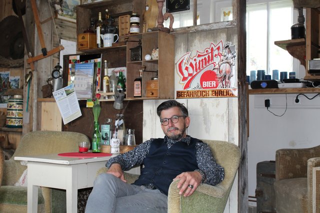 Beim neuen Bistro "Albi´s Kulinarik" trifft Antikes auf Kulinarik