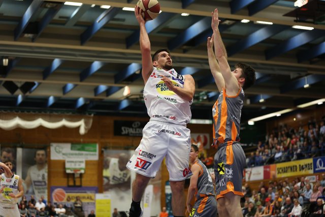 Die Swans im Match gegen Klosterneuburg. | Foto: Kienesberger