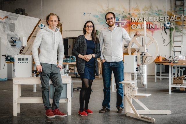Wollen die Plastikmüllverwertung revolutionieren: Boris Rauter, Raphaela Egger und Sören Lex von Plasticpreneur
 | Foto: KK/Plasticpreneur