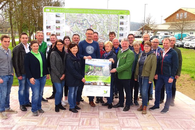 LAbg. Hubert Lang und Vertreter der Ökoregion Kaindorf laden zur Genussradrundfahrt „Geero“ am 19. Mai in der Ökoregion.