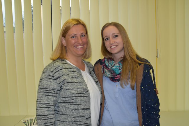 Susanne Tscheru und Jennifer Korb