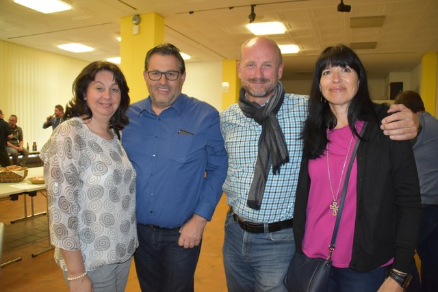 Ida und Michael Hutter mit Heinz und Ulli Gatterer