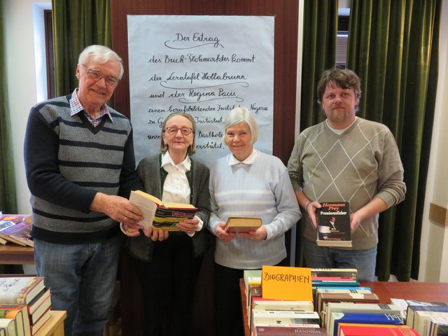 v.l.n.r.: Horst Albrecht, Brigitte Arampatsis, Gerda Albrecht, Johannes Auer  | Foto: Bachmayer
