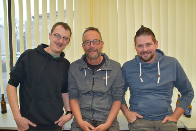 Marco Oberhuber, Wolfgang Tscheru und Martin Unterkofler