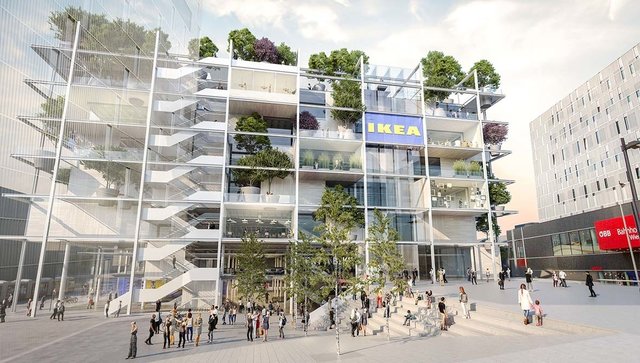 Bald kommt der neue Ikea am Westbahnhof: Ein Umweltbeauftragter soll die Großbaustelle überwachen. | Foto: Foto: IKEA