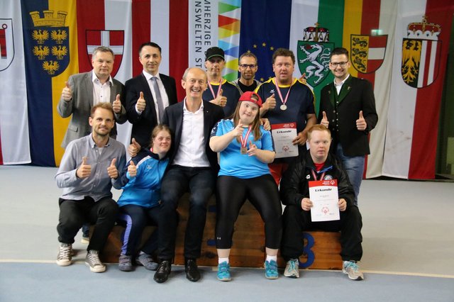 Die Special-Olympics-Tennismeisterschaften waren ein Erfolg.
