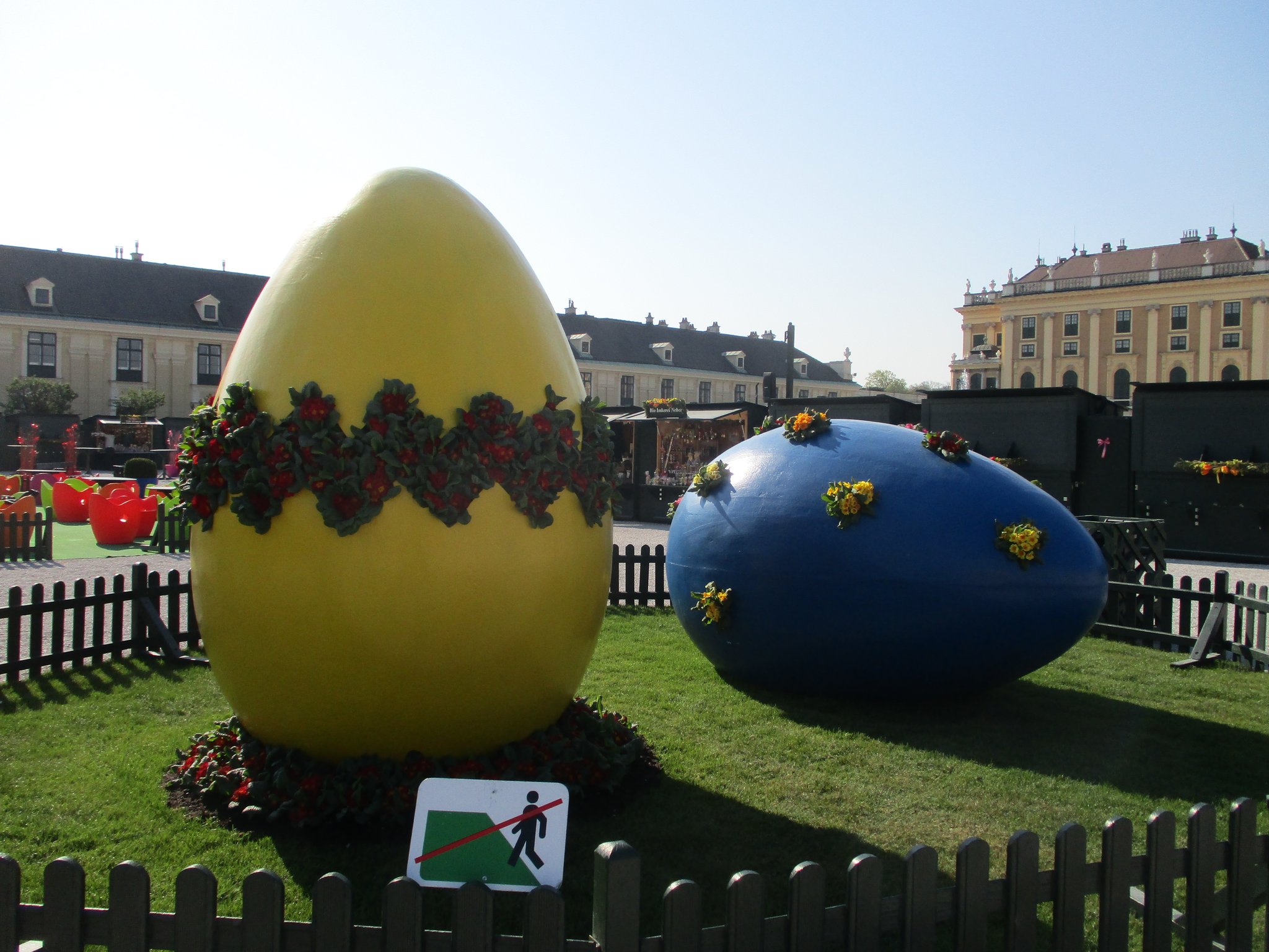  Ostermarkt in Schönbrunn - Wien Illustration 