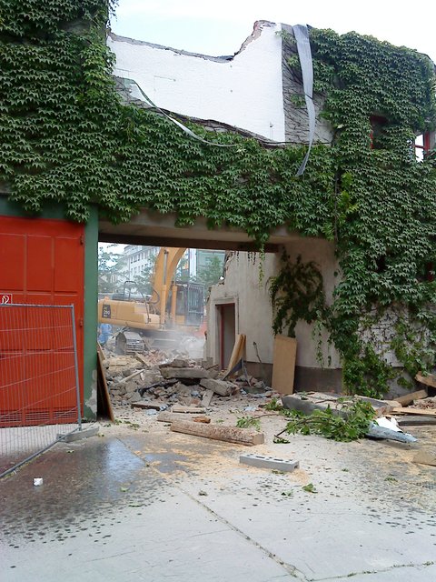 Das alte Rockhaus im 20. Bezirk musste einem Wohnblock weichen. | Foto: Manfred Paganotta