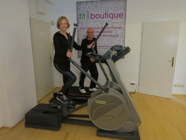 Ausdauer, Kraft und Beweglichkeit sind für Gerald Moser und Trainerin Renate wichtig.