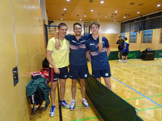 Fabian Alex und Simon vom TSV AustriAlpin Fulpmes