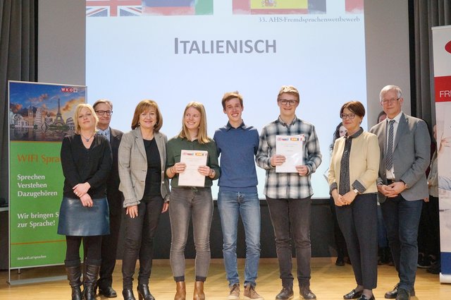 Die SchülerInnen des Gymnasiums Landeck zeigten beim 33. Fremdsprachenwettbewerb starke Leistungen.