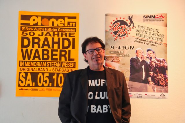 Josef "Muff" Sopper bringt immer wieder heimische Nachwuchs-Acts auf die Bühnen des Donauinselfests. | Foto: Michael Hoffman