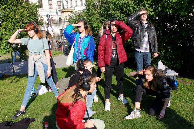 Vom MuseumsQuartier in die Innere Stadt: Das Walking-Theater nutzt Wien als Bühne.