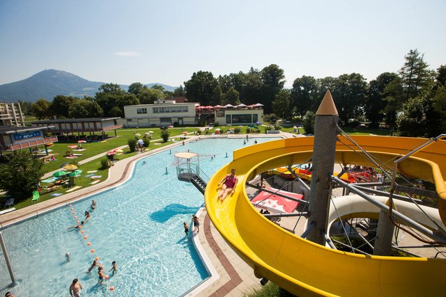 Dem Wasserspaß steht in Salzburg nichts mehr im Wege: hier im Leopoldskroner Freibad
