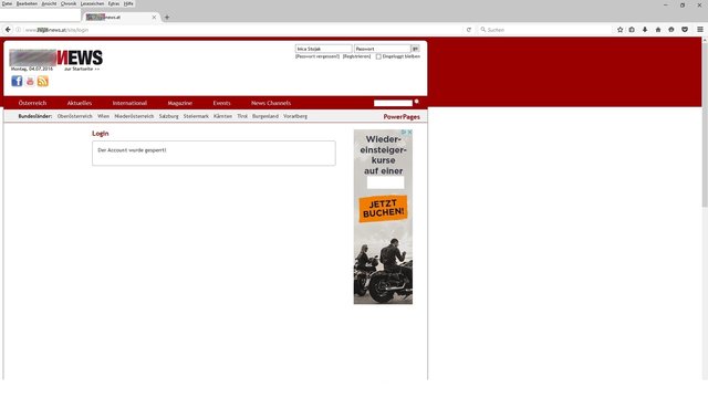 Bild: Ivica Stojak. Ein eigenes Beispiel für Presse(un)freiheit in Österreich! Ein Bild aus der thematischen Bilderreihe „Zensur, Pressefreiheit, Message-Control, Presseunfreiheit in Österreich“ Diese Bilddokumentation beruht, wie immer, natürlich auf einer wahren Geschichte!