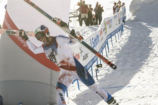 Der Tiroler Dominik Schranz siegte bei der 22. Auflage des Kultrennens "Der Weisse Rausch". | Foto: Patrick Säly Photography 