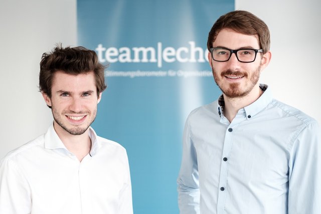 TeamEcho-Gründer David Schellander (li). und Markus Koblmüller. | Foto: TeamEcho