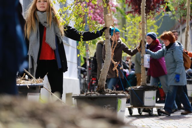 In München setzte "Green City" die Allee um.