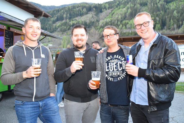 Patrik Gaspar, David Gaspar, Chrsitian Vierbach und Walter Grechenig