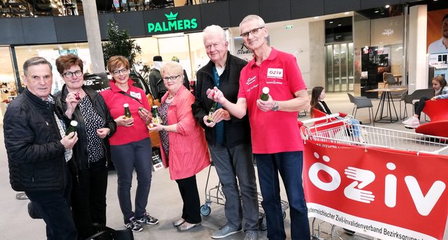 Die Besucher im WEZ freuten sich über die kleinen Aufmerksamkeiten.