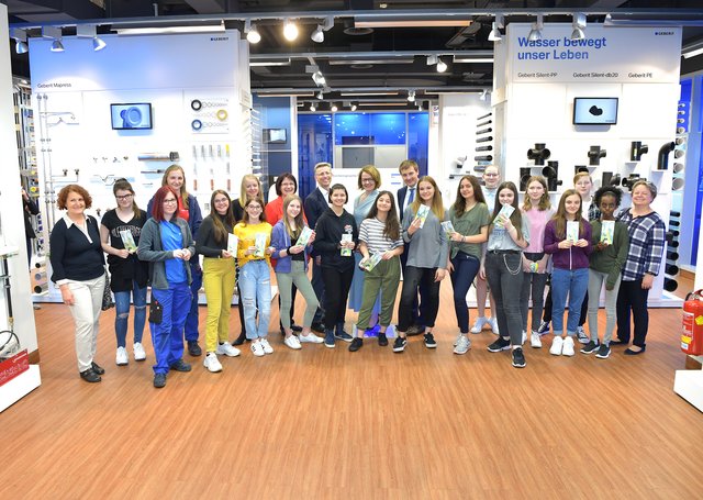 Auftakt zum Girls’Day 2019 in der Fa. Geberit in Pottenbrunn