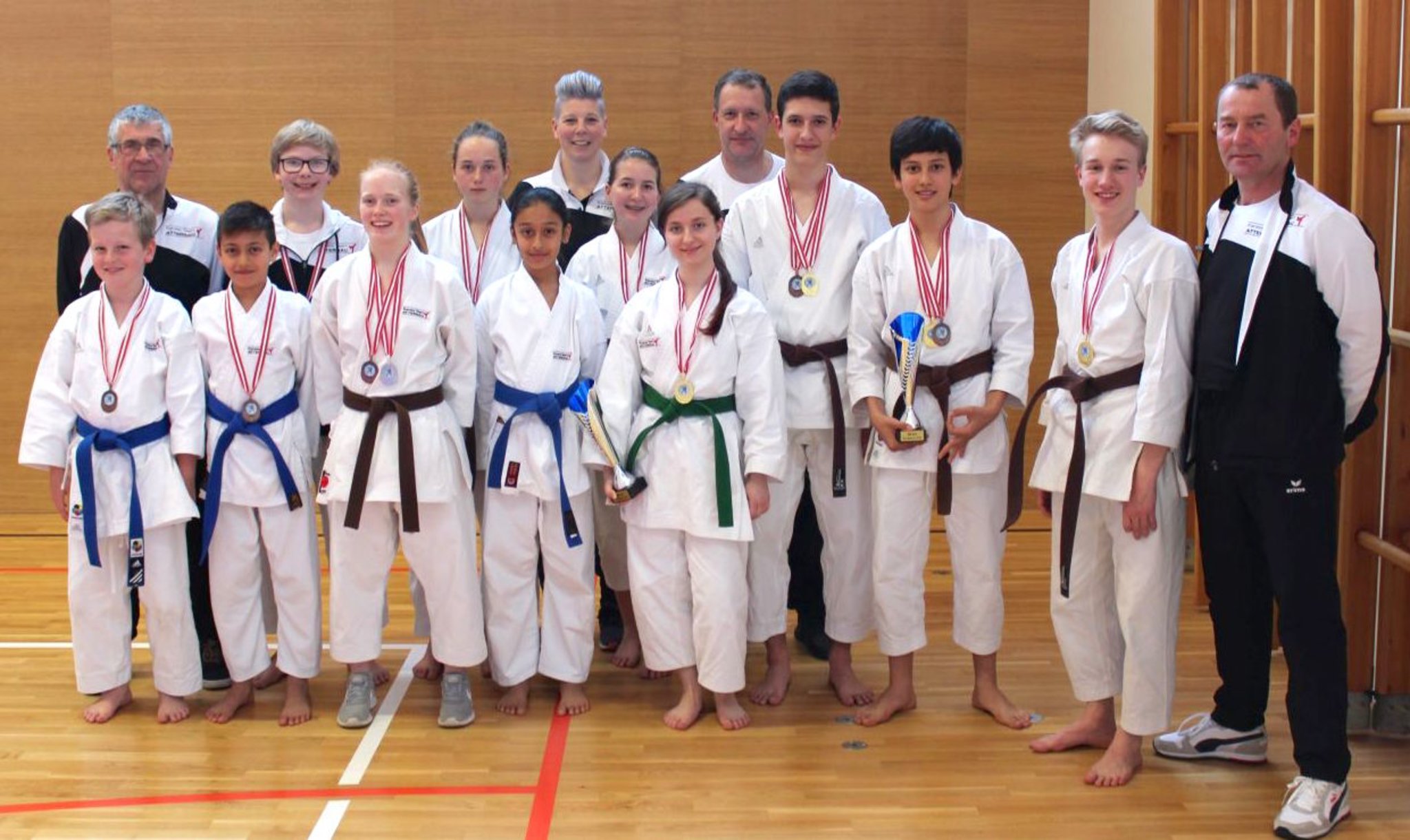 Bundesmeisterschaft Karate Team Attergau zeigt bei UnionTitelkämpfen