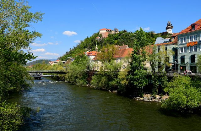 unterwegs auf den Grazer Schloßberg