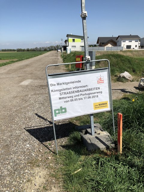 Wo jetzt noch Schotter ist, wird bald Asphalt sein. | Foto: Grabler