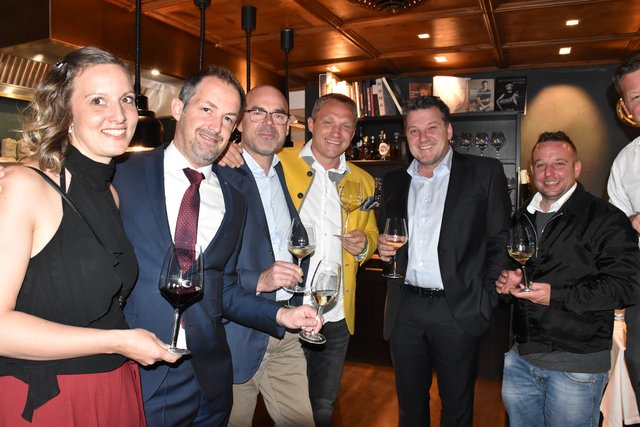 Eine illustre Runde beim VIP-Empfang