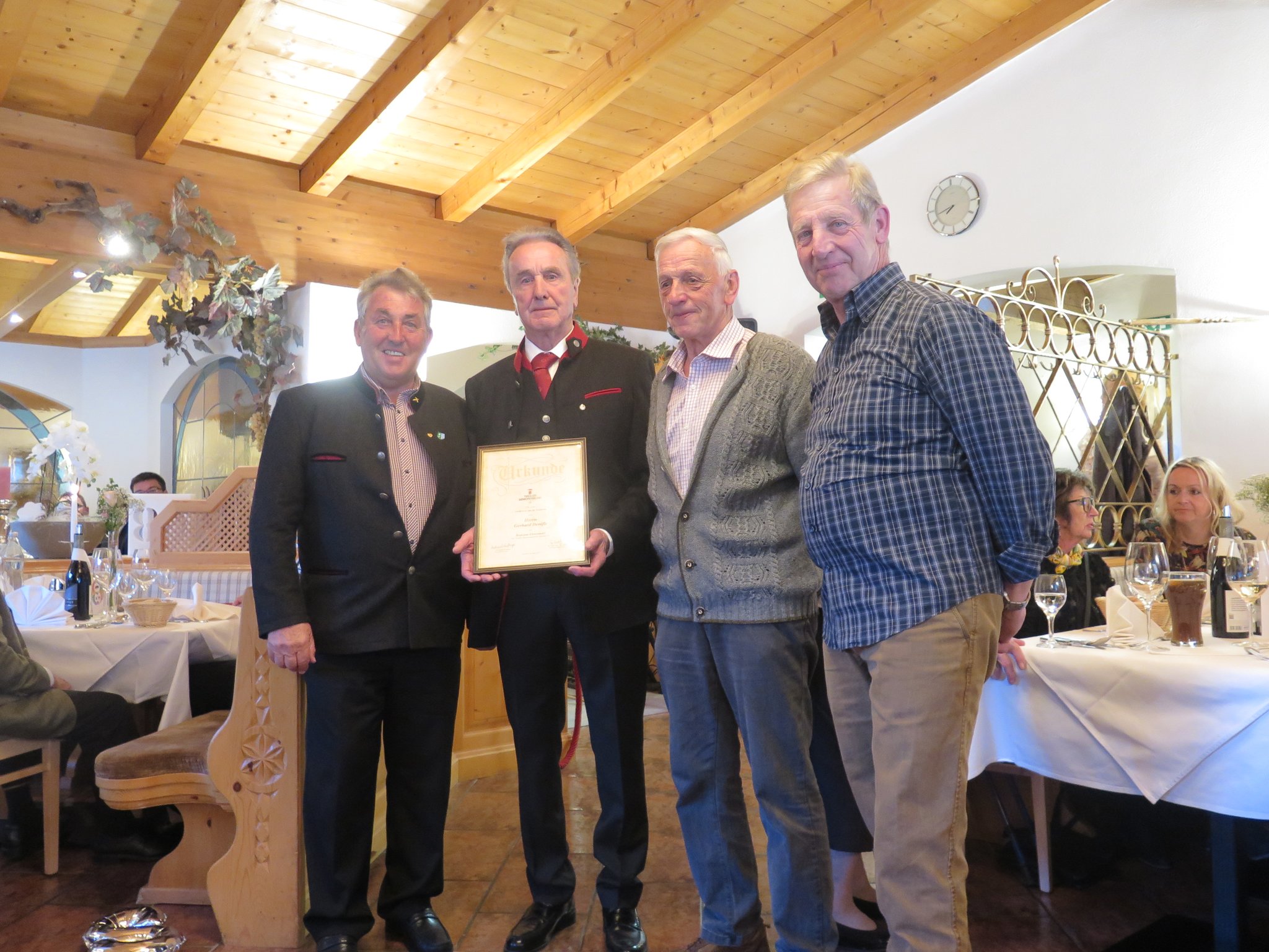 Ehrung Runder Geburtstag in Gries im Sellrain Westliches Mittelgebirge