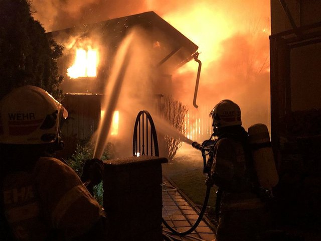 Großbrand in Golling.  | Foto: FF Golling