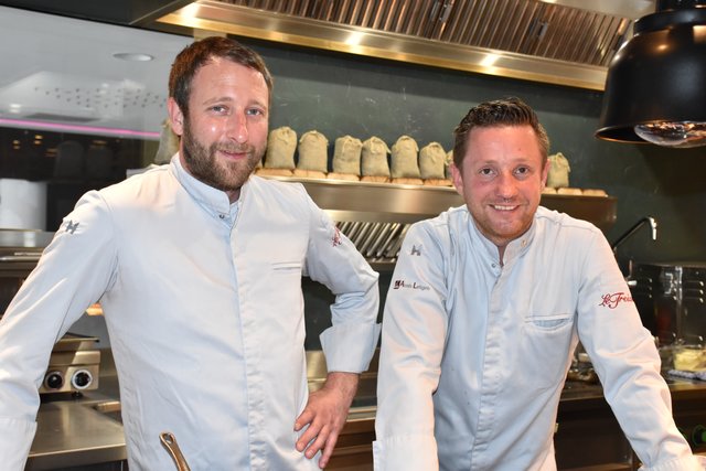 Die Starköche Martin Hofer und Armin Leitgeb verwöhnten beim VIP-Empfang
