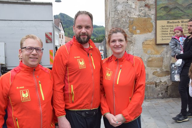 Christoph Spieß, Bürgermeister der Stadt Freising Tobias Eschenbacher und Nora Schulz.