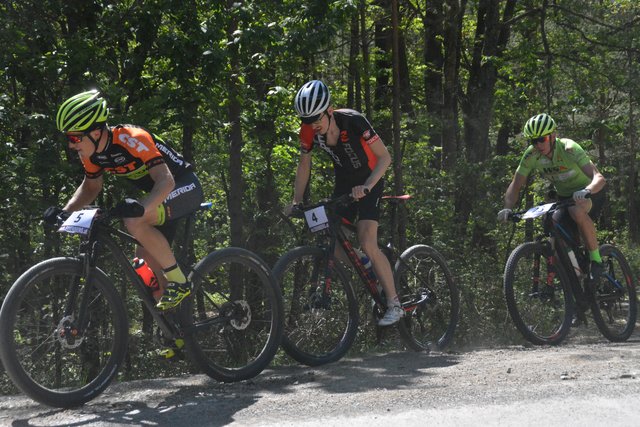 Die Top 3 der Strecke B im Badersdorfer Wald.