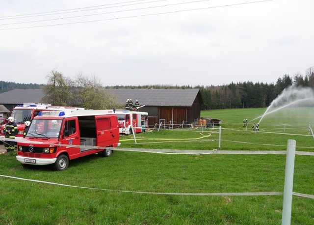 Am 13. April veranstaltete die Feuerwehr Auerbach ihre diesjährige Frühjahrsübung.  | Foto: FF Auerbach