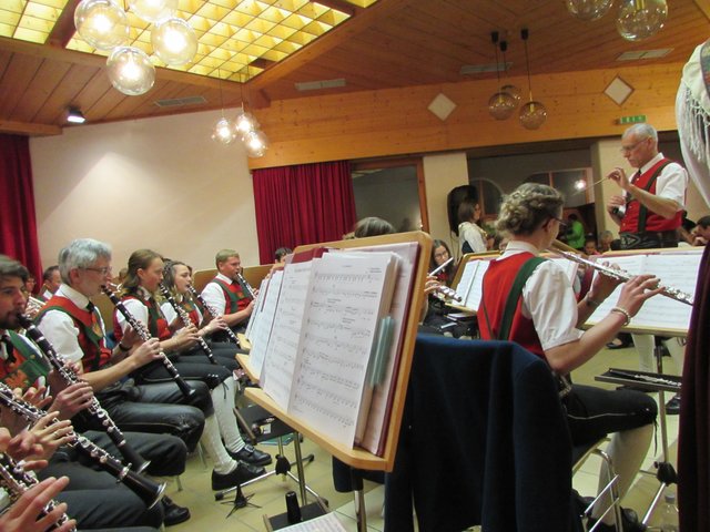 Die Musikkapelle Strengen lud zum Abend der Blasmusik. 