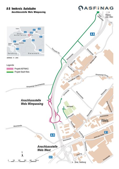 So soll die neue Anschlussstelle inklusive vier Kreisverkehren aussehen.